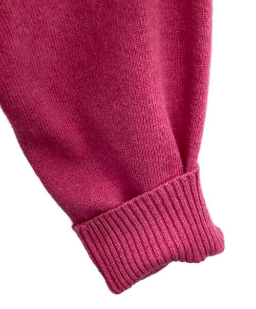 sacai（サカイ）sacai (サカイ) MADSAKI (マドサキ) ニットカーディガン ピンク サイズ:2の古着・服飾アイテム