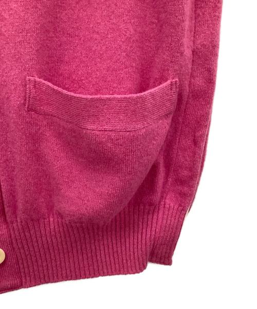 sacai（サカイ）sacai (サカイ) MADSAKI (マドサキ) ニットカーディガン ピンク サイズ:2の古着・服飾アイテム