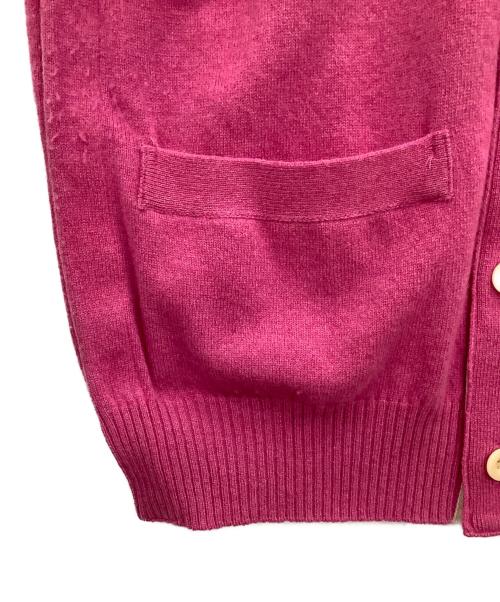 sacai（サカイ）sacai (サカイ) MADSAKI (マドサキ) ニットカーディガン ピンク サイズ:2の古着・服飾アイテム