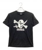 A BATHING APE×NEIGHBORHOODアベイシングエイプ×ネイバーフッド）の古着「半袖カットソー」｜ブラック