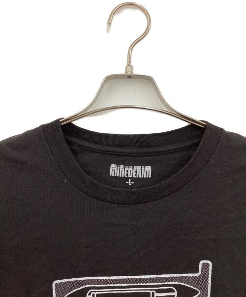 MINEDENIM（マインデニム）MINEDENIM (マインデニム) PAJA STUDIO 半袖カットソー ブラック サイズ:Lの古着・服飾アイテム