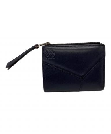 中古・古着通販】LOEWE (ロエベ) 2つ折り財布 ネイビー｜ブランド