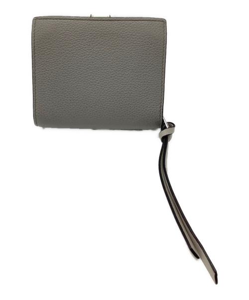 LOEWE（ロエベ）LOEWE (ロエベ) 2つ折り財布 グレー×グリーンの古着・服飾アイテム