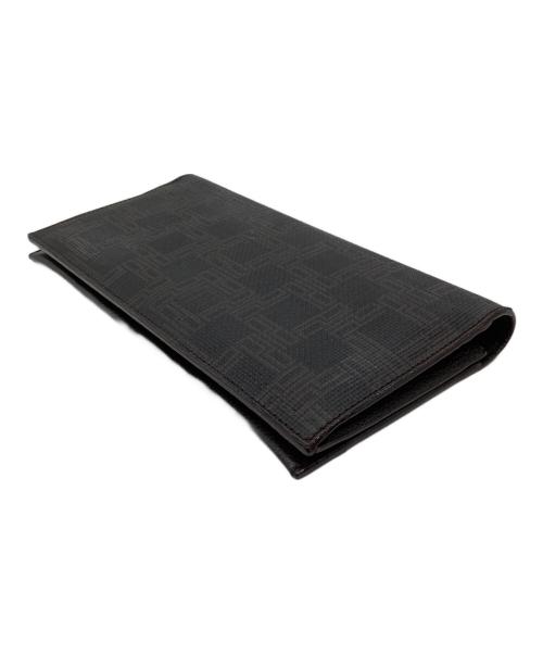 dunhill（ダンヒル）dunhill (ダンヒル) 長財布 ブラウン×ブラックの古着・服飾アイテム