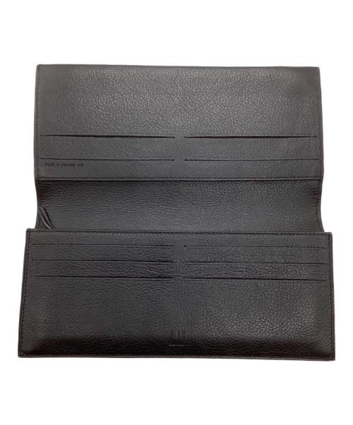 dunhill（ダンヒル）dunhill (ダンヒル) 長財布 ブラウン×ブラックの古着・服飾アイテム