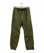 GRAMICCIグラミチ）の古着「LOWERCASE NYLON TRACK PANT」｜オリーブ