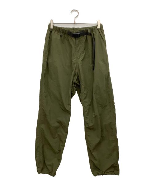 GRAMICCI（グラミチ）GRAMICCI (グラミチ) LOWERCASE NYLON TRACK PANT オリーブ サイズ:Lの古着・服飾アイテム