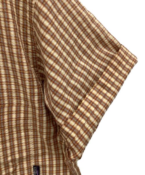 Patagonia（パタゴニア）Patagonia (パタゴニア) 半袖シャツ オレンジ×ベージュ サイズ:Mの古着・服飾アイテム