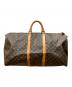 LOUIS VUITTON（ルイ ヴィトン）の古着「トラベルバッグ/キーポル60」｜ブラウン
