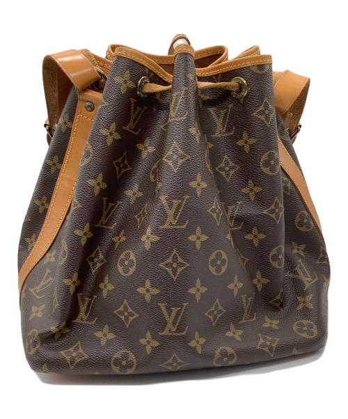 LOUIS VUITTON（ルイ ヴィトン）LOUIS VUITTON (ルイ ヴィトン) ショルダーバッグ/プチノエ ブラウンの古着・服飾アイテム