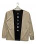 CRONOS (クロノス) 長袖カットソー ベージュ×ブラック サイズ:M：7000円