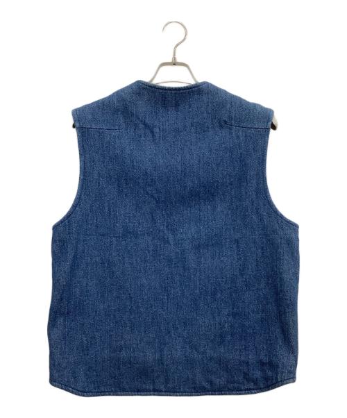 URU（ウル）URU (ウル) ジップベスト インディゴ サイズ:2の古着・服飾アイテム