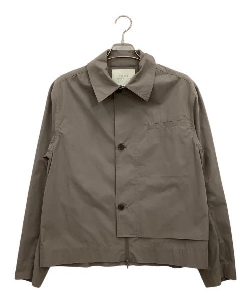 STUDIO NICHOLSON（スタジオ ニコルソン）STUDIO NICHOLSON (スタジオ ニコルソン) ジップアップシャツジャケット グレー サイズ:Sの古着・服飾アイテム