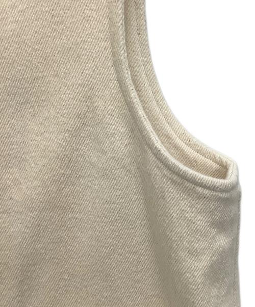 URU（ウル）URU (ウル) ジップベスト アイボリー サイズ:2の古着・服飾アイテム
