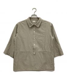 SEEALL（シーオール）の古着「長袖シャツ」｜ベージュ