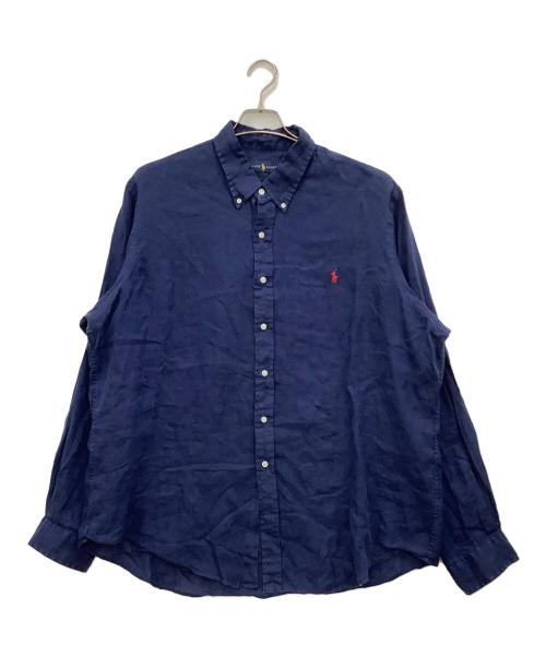 RALPH LAUREN（ラルフローレン）RALPH LAUREN (ラルフローレン) 長袖シャツ ネイビー サイズ:XXLの古着・服飾アイテム