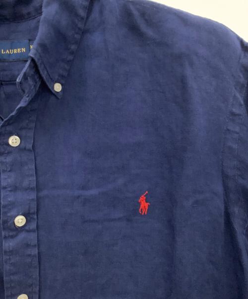 RALPH LAUREN（ラルフローレン）RALPH LAUREN (ラルフローレン) 長袖シャツ ネイビー サイズ:XXLの古着・服飾アイテム