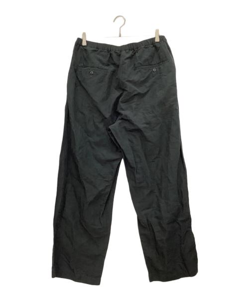 JOURNAL STANDARD（ジャーナルスタンダード）JOURNAL STANDARD (ジャーナルスタンダード) アンイーヴン ラミーコットン ワイド ドロー パンツ ブラック サイズ:Mの古着・服飾アイテム