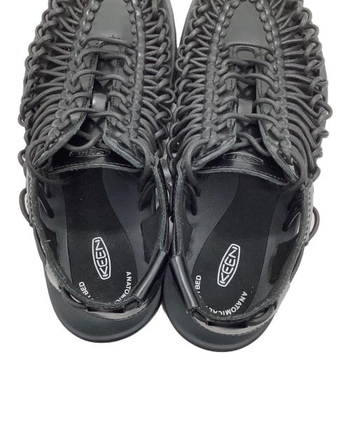 KEEN（キーン）KEEN (キーン) オールジェンダー ユニーク レザー ブラック サイズ:26の古着・服飾アイテム