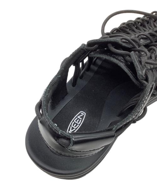KEEN（キーン）KEEN (キーン) オールジェンダー ユニーク レザー ブラック サイズ:26の古着・服飾アイテム