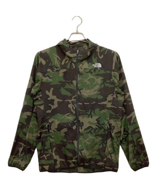 THE NORTH FACE（ザ ノース フェイス）THE NORTH FACE (ザ ノース フェイス) ノベルティ スワローテイルベントフーディー ブラック×カーキ サイズ:Lの古着・服飾アイテム