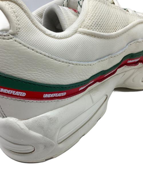 NIKE（ナイキ）NIKE (ナイキ) UNDEFEATED (アンディフィーテッド) AIR MAX 95 SP アイボリー サイズ:29の古着・服飾アイテム