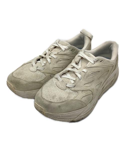 HOKA（ホカ）HOKA (ホカ) ローカットスニーカー アイボリー サイズ:26.5の古着・服飾アイテム