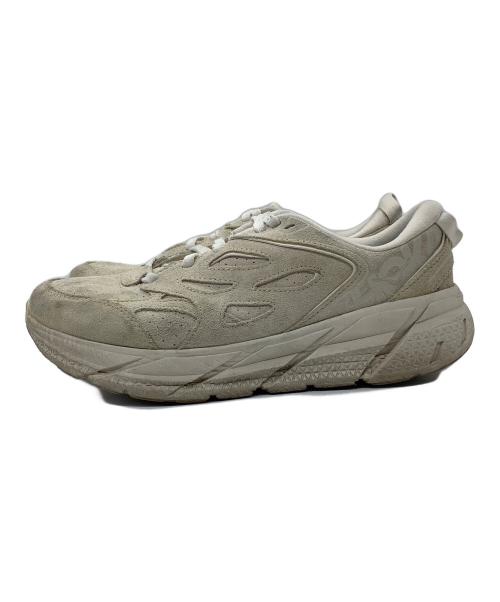 HOKA（ホカ）HOKA (ホカ) ローカットスニーカー アイボリー サイズ:26.5の古着・服飾アイテム