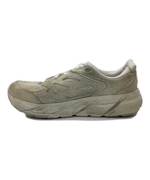 HOKA（ホカ）HOKA (ホカ) ローカットスニーカー アイボリー サイズ:26.5の古着・服飾アイテム