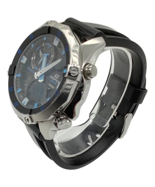 EDIFICE（エディフィス）EDIFICE (エディフィス) CASIO (カシオ) 腕時計 ブラック×ブルーの古着・服飾アイテム