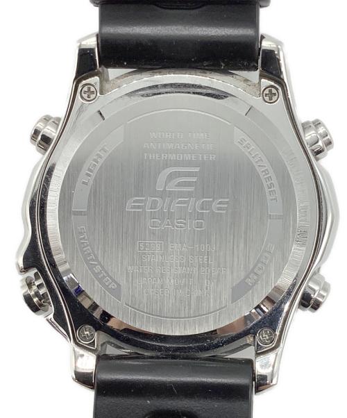 EDIFICE（エディフィス）EDIFICE (エディフィス) CASIO (カシオ) 腕時計 ブラック×ブルーの古着・服飾アイテム