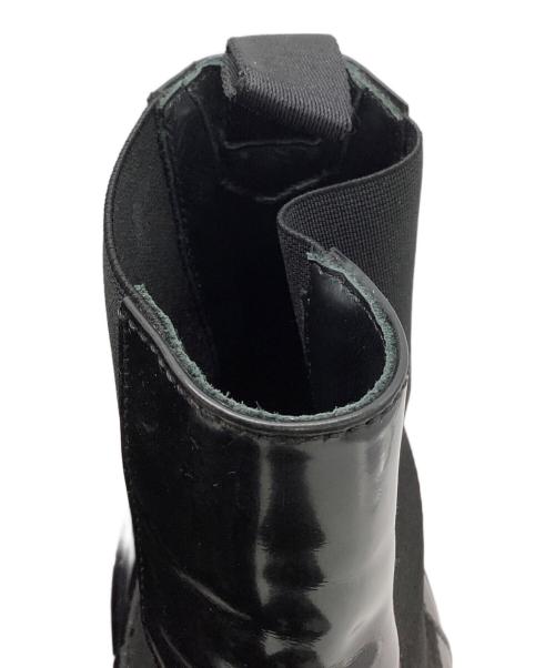 1017 ALYX 9SM（テンセブンティーン アリクス ナインエスエム）1017 ALYX 9SM (テンセブンティーン アリクス ナインエスエム) LEATHER CHELSEA BOOTS ブラック×シルバー サイズ:42の古着・服飾アイテム