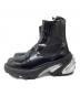 1017 ALYX 9SM (テンセブンティーン アリクス ナインエスエム) LEATHER CHELSEA BOOTS ブラック×シルバー サイズ:42：40000円