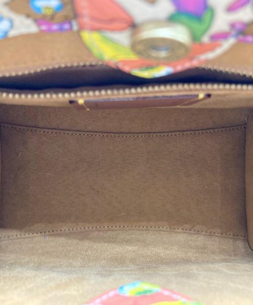 COACH（コーチ）COACH (コーチ) 2WAYバッグ ベージュ×レッドの古着・服飾アイテム