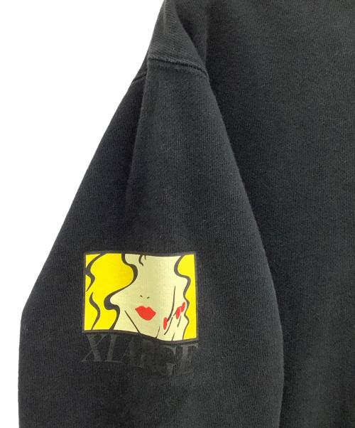 X-LARGE（エクストララージ）X-LARGE (エクストララージ) プルオーバーパーカー ブラック サイズ:XLの古着・服飾アイテム