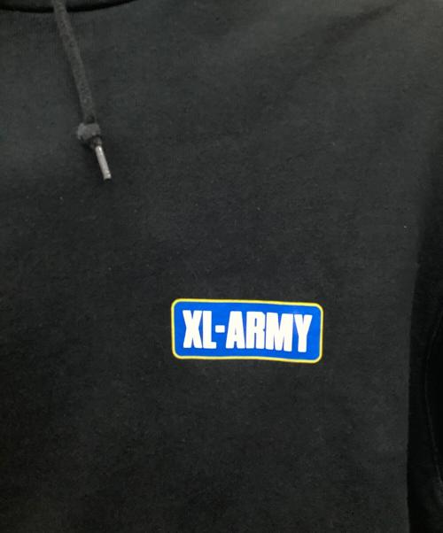 X-LARGE（エクストララージ）X-LARGE (エクストララージ) プルオーバーパーカー ブラック サイズ:XLの古着・服飾アイテム
