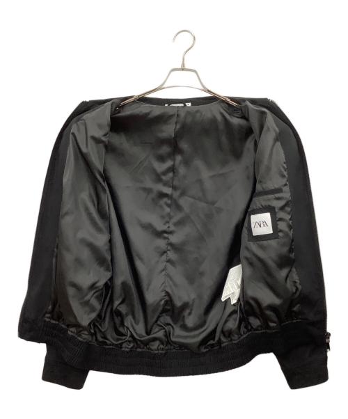 ZARA（ザラ）ZARA (ザラ) ブルゾン ブラック サイズ:Mの古着・服飾アイテム