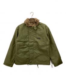 HOUSTON（ヒューストン）の古着「N-1デッキジャケット」｜オリーブ