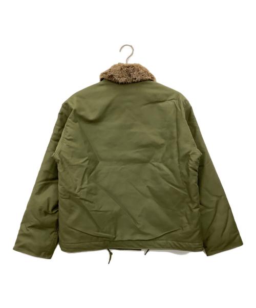 HOUSTON（ヒューストン）HOUSTON (ヒューストン) N-1デッキジャケット オリーブ サイズ:40の古着・服飾アイテム