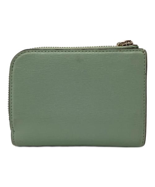 Kate Spade（ケイトスペード）Kate Spade (ケイトスペード) 2つ折り財布 ミントグリーンの古着・服飾アイテム