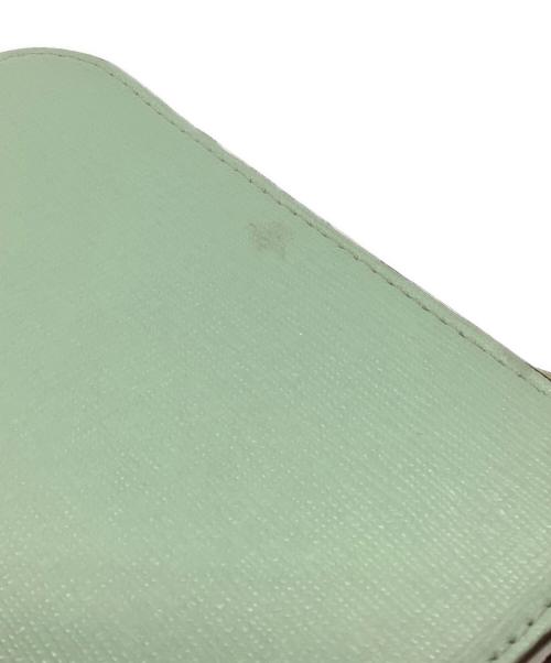 Kate Spade（ケイトスペード）Kate Spade (ケイトスペード) 2つ折り財布 ミントグリーンの古着・服飾アイテム
