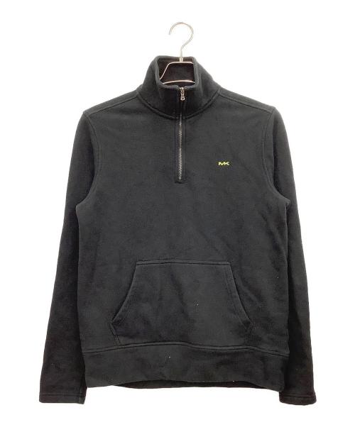 MICHAEL KORS（マイケルコース）MICHAEL KORS (マイケルコース) ハーフジップスウェット ブラック サイズ:Mの古着・服飾アイテム