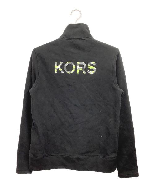 MICHAEL KORS（マイケルコース）MICHAEL KORS (マイケルコース) ハーフジップスウェット ブラック サイズ:Mの古着・服飾アイテム