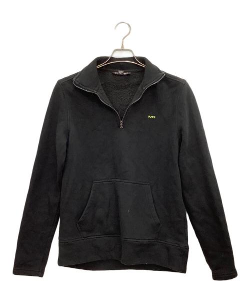 MICHAEL KORS（マイケルコース）MICHAEL KORS (マイケルコース) ハーフジップスウェット ブラック サイズ:Mの古着・服飾アイテム
