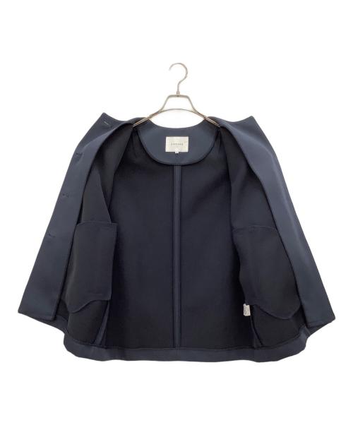 CADUNE（カデュネ）CADUNE (カデュネ) ノーカラートレンチ ネイビー サイズ:36の古着・服飾アイテム