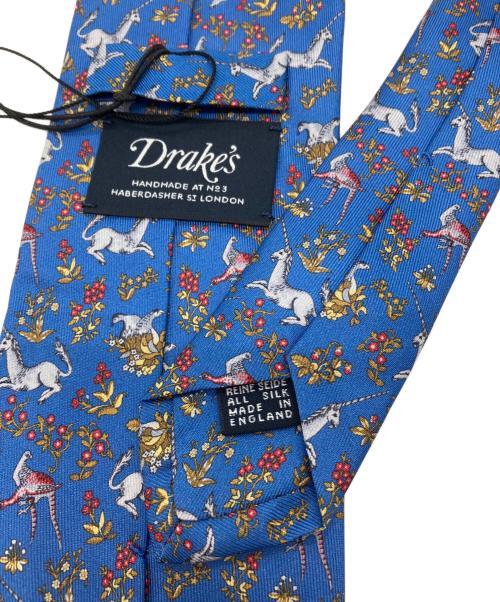 DRAKE'S（ドレイクス）DRAKE'S (ドレイクス) ネクタイ ブルー サイズ:- 未使用品の古着・服飾アイテム