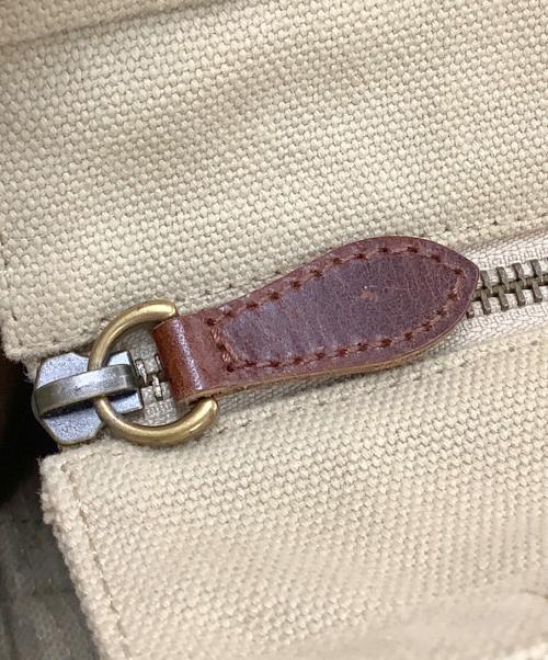 POLO RALPH LAUREN（ポロ・ラルフローレン）POLO RALPH LAUREN (ポロ・ラルフローレン) キャンバストートバッグ ベージュの古着・服飾アイテム
