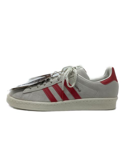 adidas（アディダス）adidas (アディダス) CAMPUS 80s GY4580 オフホワイト×レッド サイズ:24㎝の古着・服飾アイテム