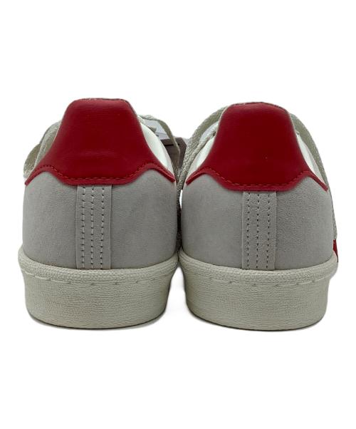 adidas（アディダス）adidas (アディダス) CAMPUS 80s GY4580 オフホワイト×レッド サイズ:24㎝の古着・服飾アイテム