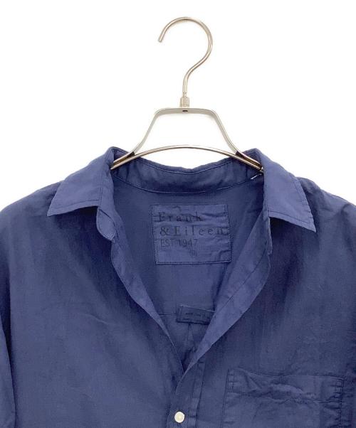 Frank&Eileen（フランクアンドアイリーン）Frank&Eileen (フランクアンドアイリーン) 長袖ワンピース ネイビー サイズ:XSの古着・服飾アイテム